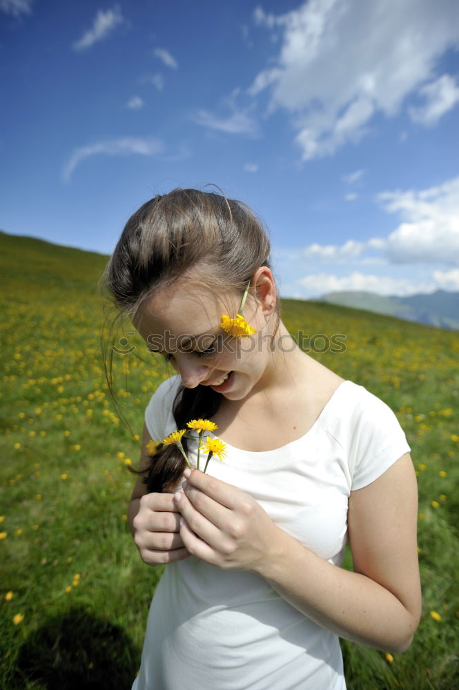 Similar – Image, Stock Photo Photograph flowers Woman