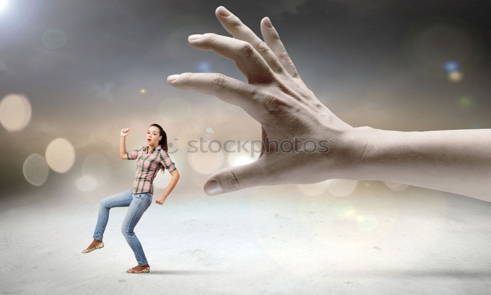 Similar – Woman ballet dancer with legs up