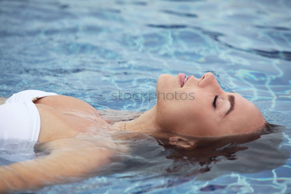 Similar – Image, Stock Photo water glass blue. Feminine