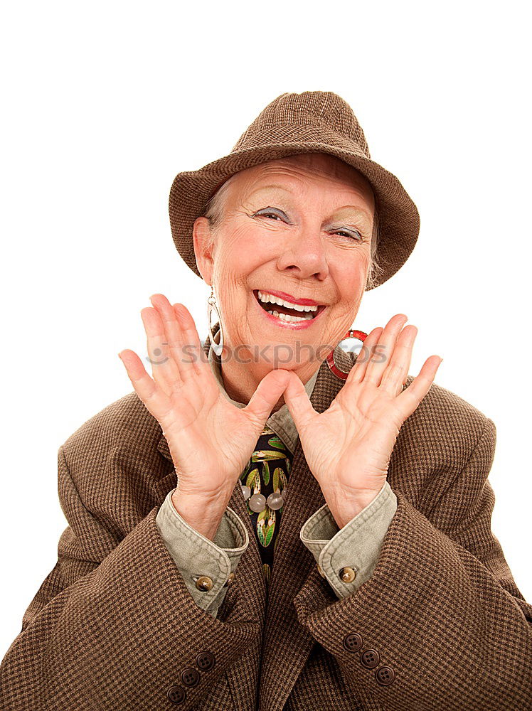 Similar – Image, Stock Photo Senior lady chatting to a younger woman smiling as they enjoy a few relaxing moments together in the living room