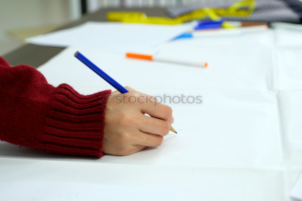 Similar – Image, Stock Photo homework Education School