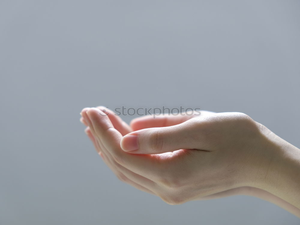 Similar – Man holding a crystal ball