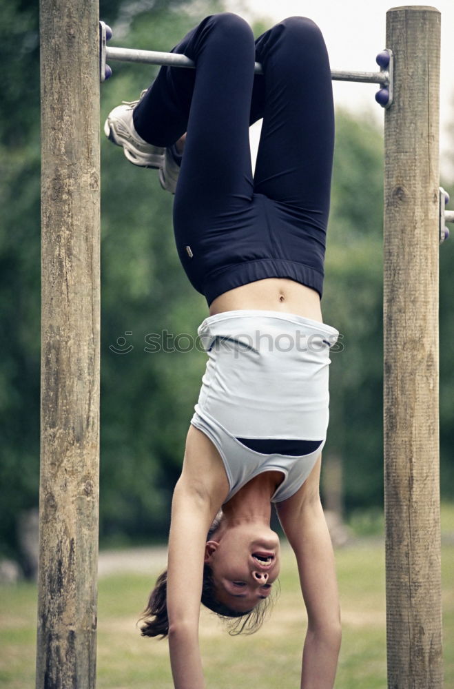 Similar – Child bouncing on a trampoline