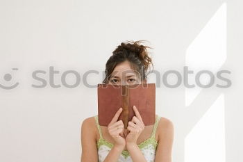 Similar – Image, Stock Photo Reading pleasure