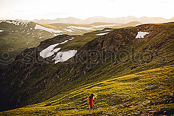 Image, Stock Photo Ascent to the summit