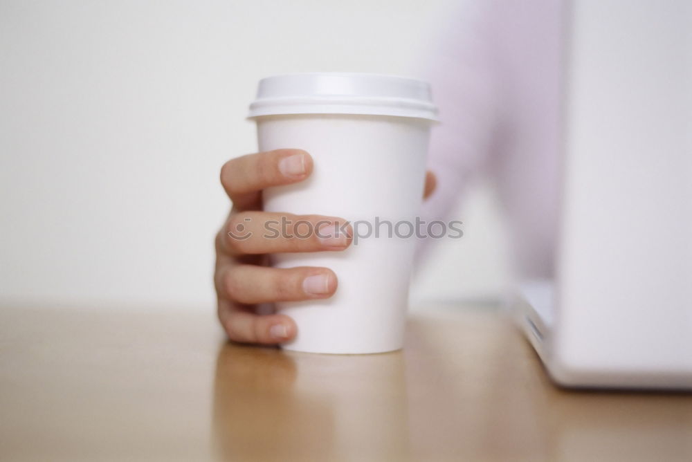 Image, Stock Photo Red nails Beverage