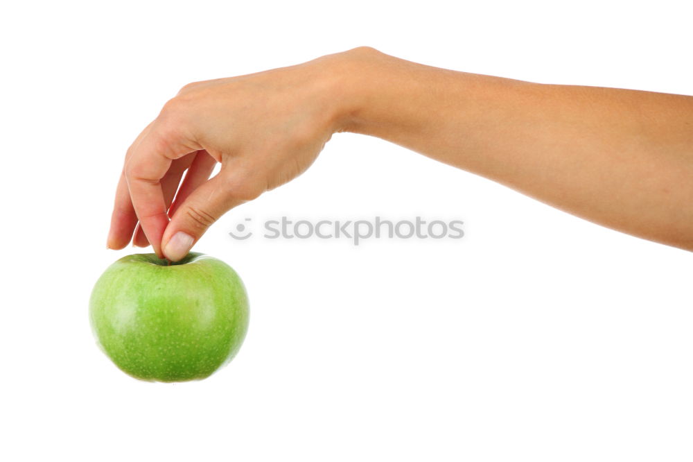 Similar – Image, Stock Photo Man juggling with a green apple