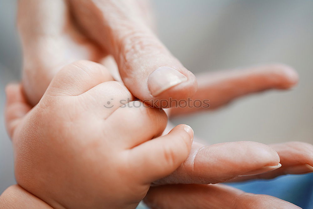 Similar – Image, Stock Photo Baby feet 3 Hand Fingers