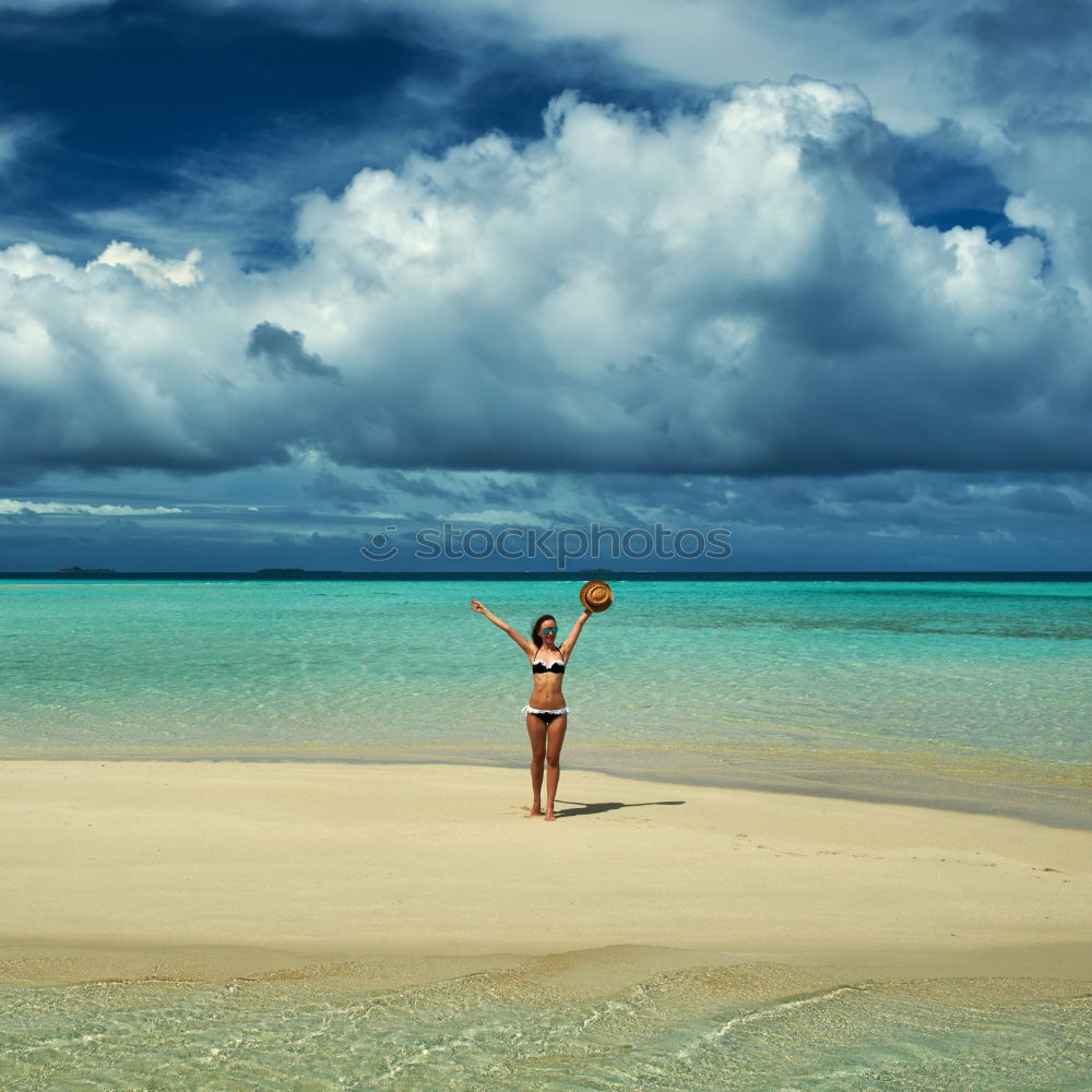 Similar – Image, Stock Photo Girl at Bavaro Beaches in Punta Cana, Dominican Republic