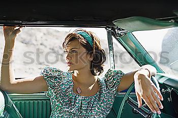 Similar – Image, Stock Photo Man sleeping in vintage car