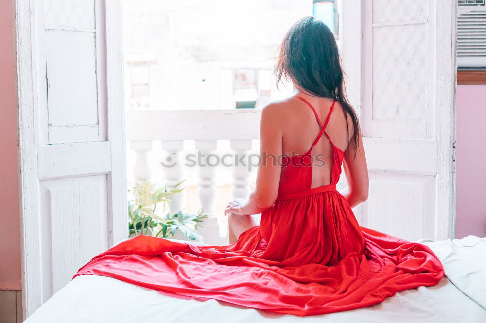 Similar – Dancing girl in a red dress