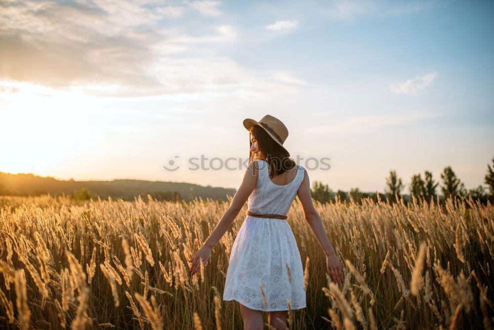 Similar – Image, Stock Photo shining days Human being