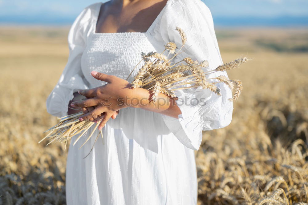 Similar – Image, Stock Photo lonely, pensive teenager sits in a field