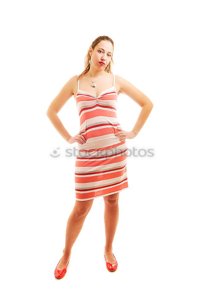 Similar – Image, Stock Photo Young woman posing