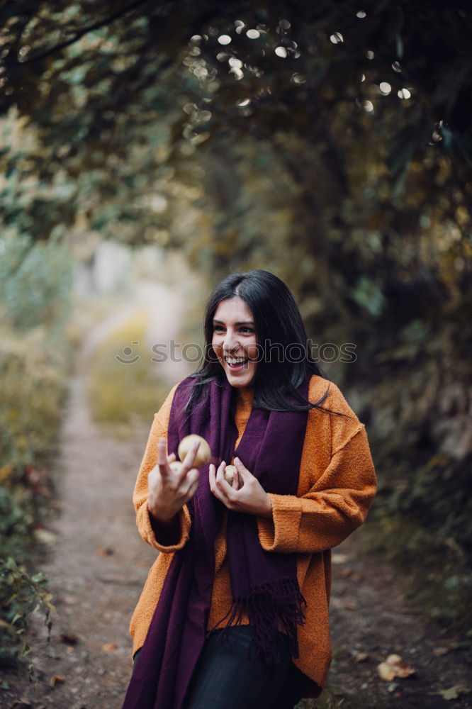 Image, Stock Photo smiling shadow girl