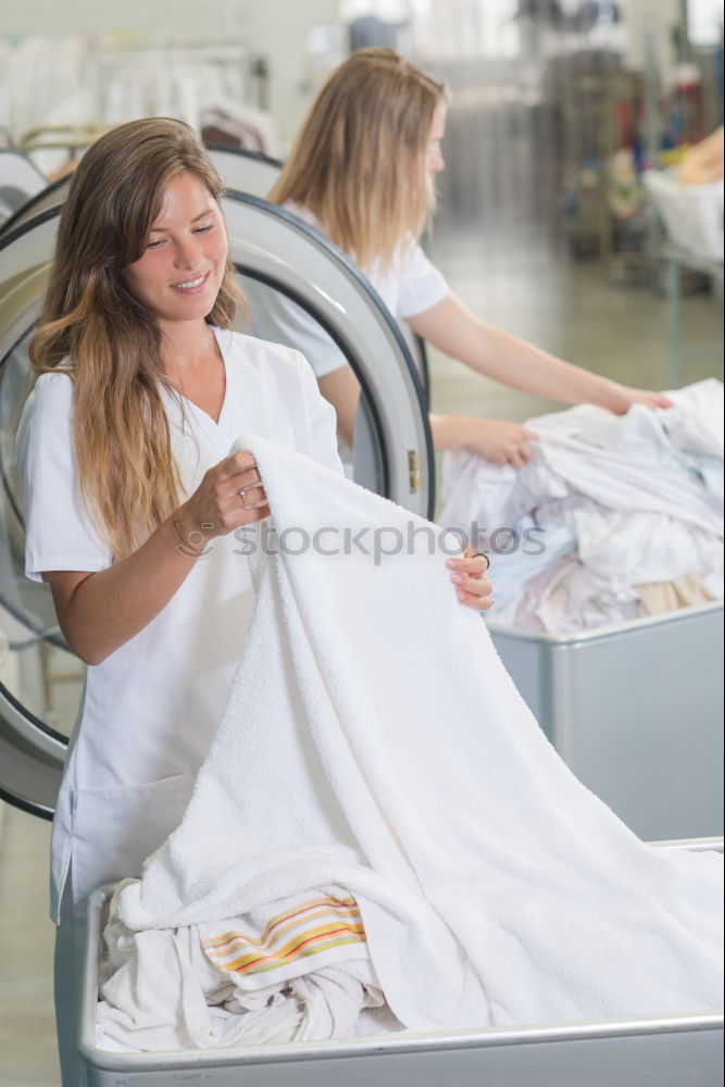 Similar – Woman sitting on kitchen table