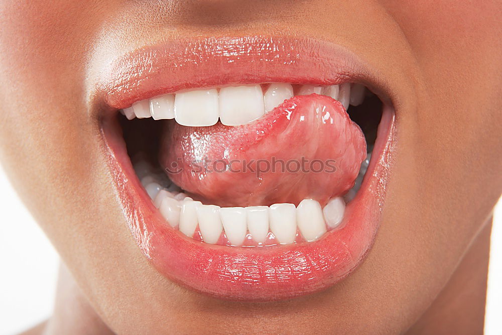 Similar – Foto Bild lovely teeth rosa gelb