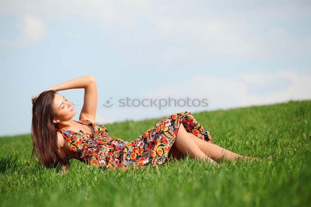 Similar – athletic woman resting