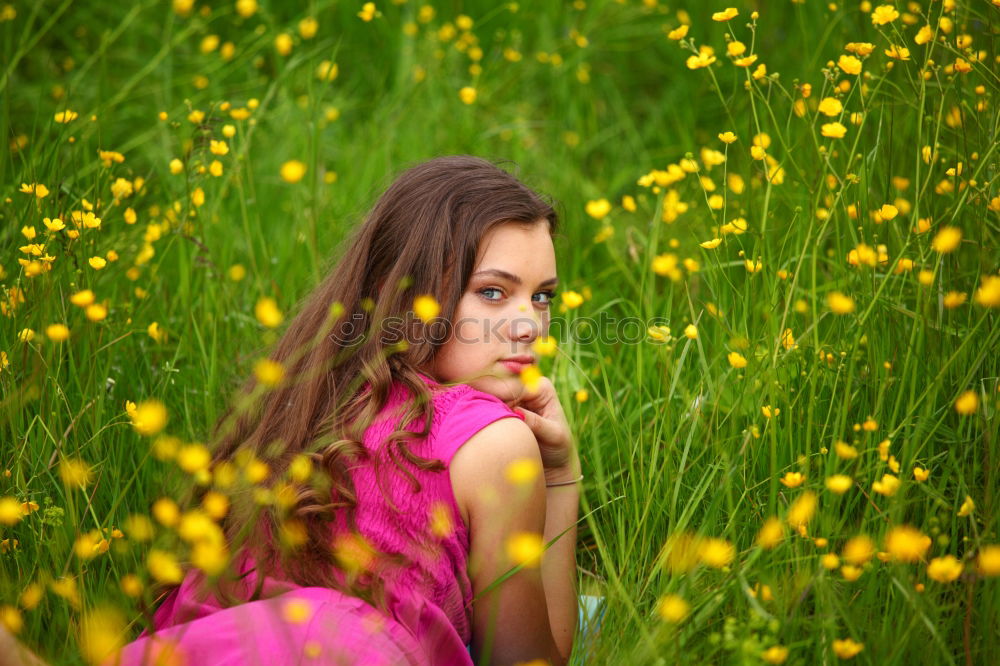 Similar – Autumn portrait Feminine