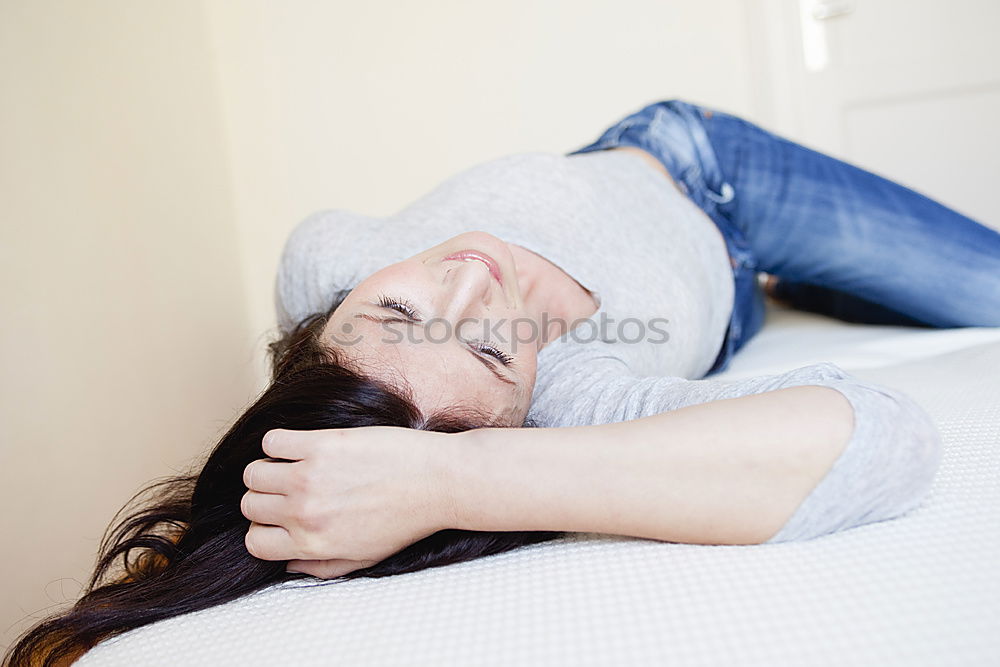 Image, Stock Photo Striped baby belly