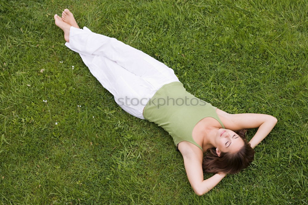 Similar – Image, Stock Photo chillout Man Fellow Grass