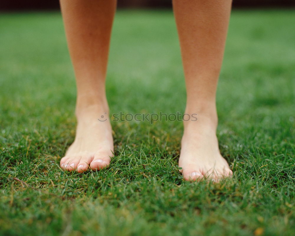 Similar – Image, Stock Photo Naked feet in the great outdoors