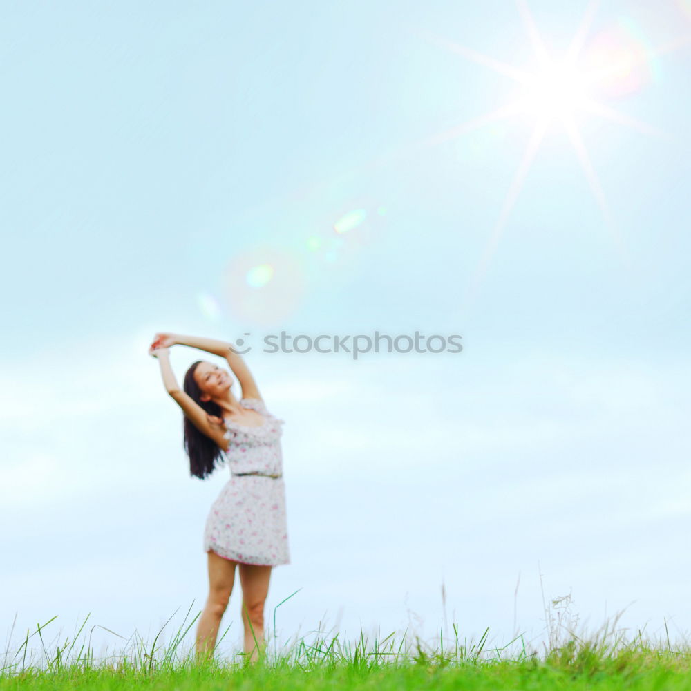 Similar – Image, Stock Photo country air Lifestyle Joy