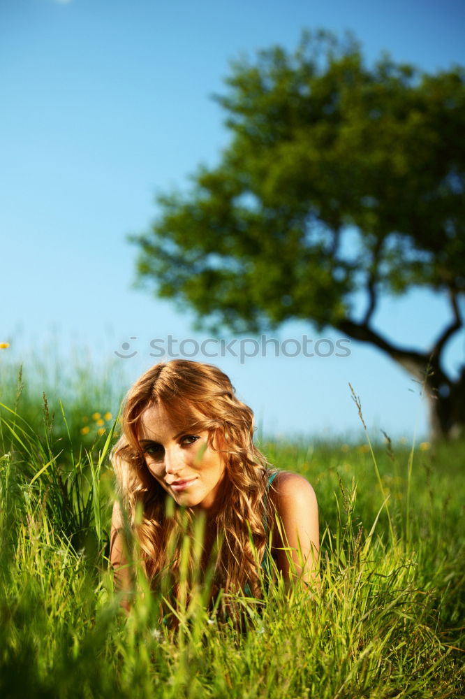 Similar – Image, Stock Photo summer rest Human being