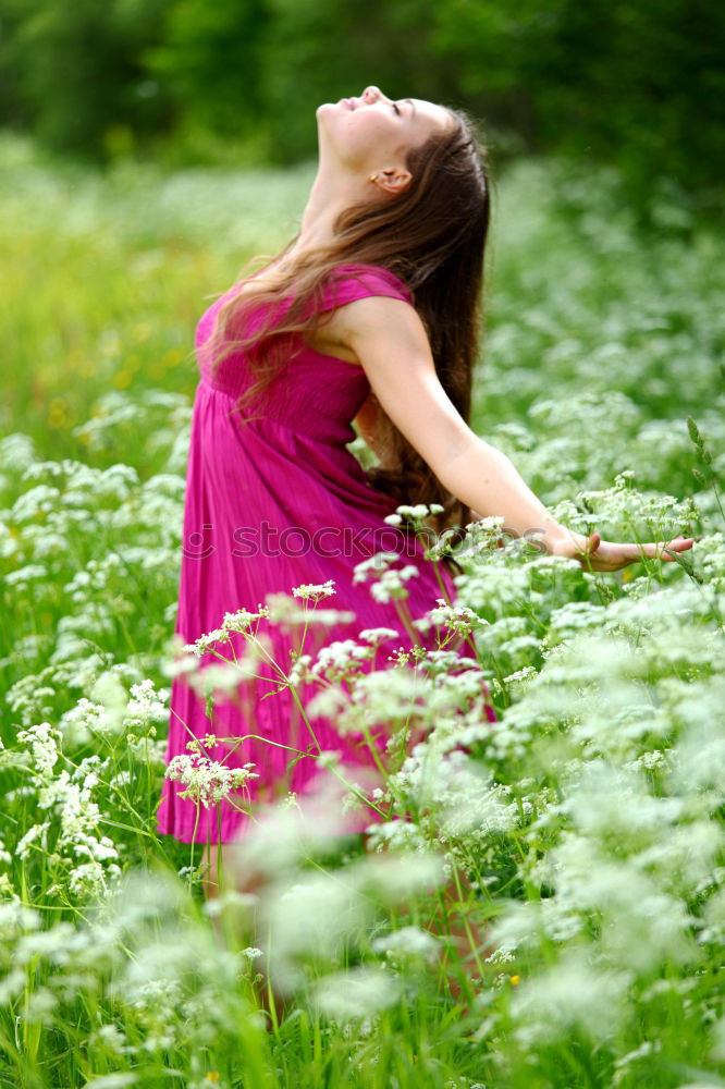 Similar – flower girl Young woman