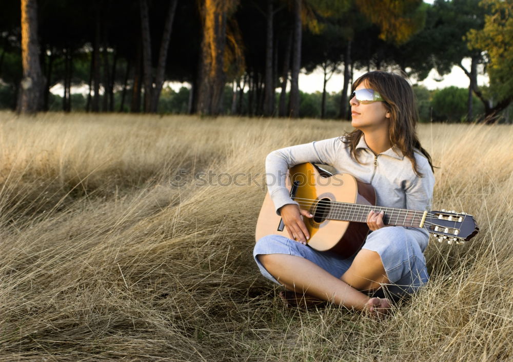 Similar – Image, Stock Photo Kylee with ukulele