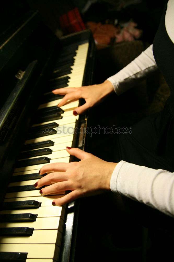 Similar – Image, Stock Photo the sound Piano Black