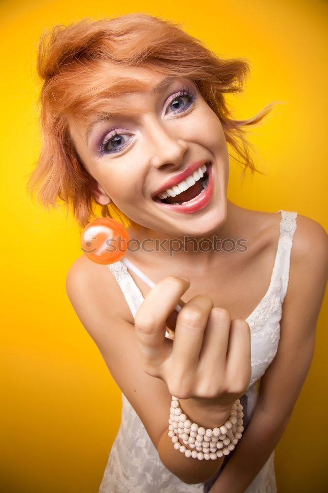 Similar – Young woman dancing in studio