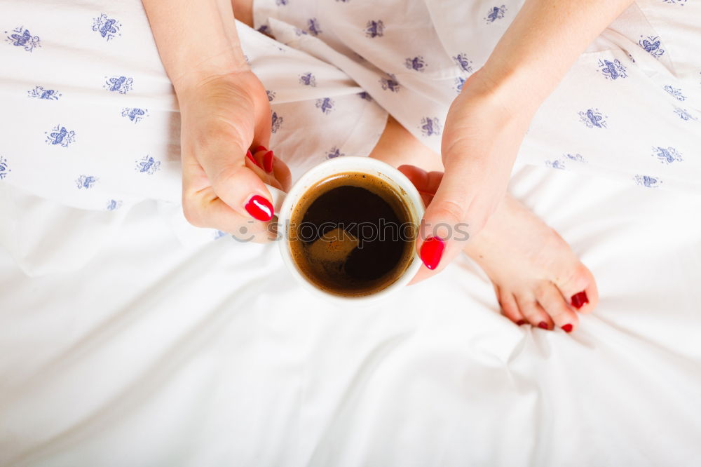 Similar – Image, Stock Photo breakfast in bed