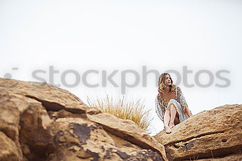Similar – Image, Stock Photo Thoughtful woman in glasses
