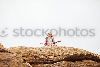 Similar – Image, Stock Photo Thoughtful woman in glasses
