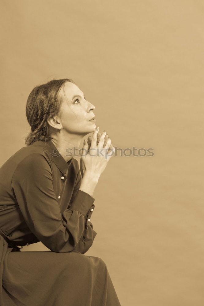 Similar – Image, Stock Photo Having a break. Feminine