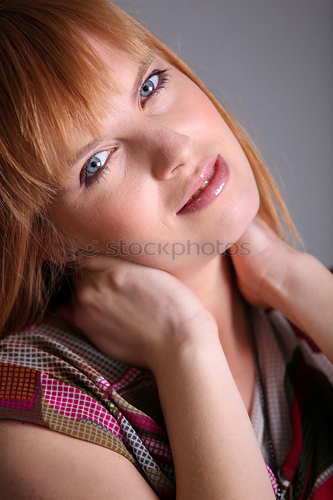 Similar – blue eyed Woman Feminine