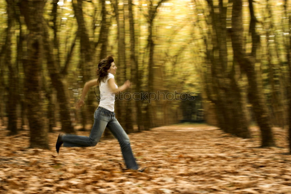 Image, Stock Photo Feet in the light Leaf