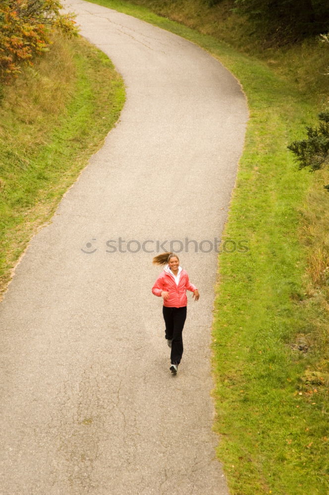 Similar – Senior Man Running in the Forest