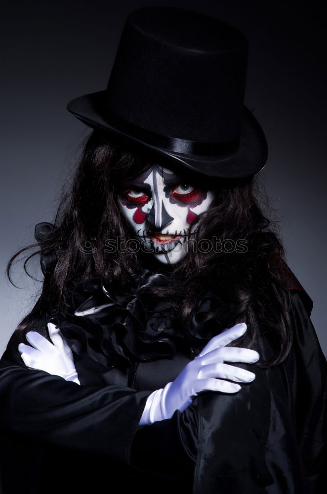 Similar – Image, Stock Photo girl in halloween costume