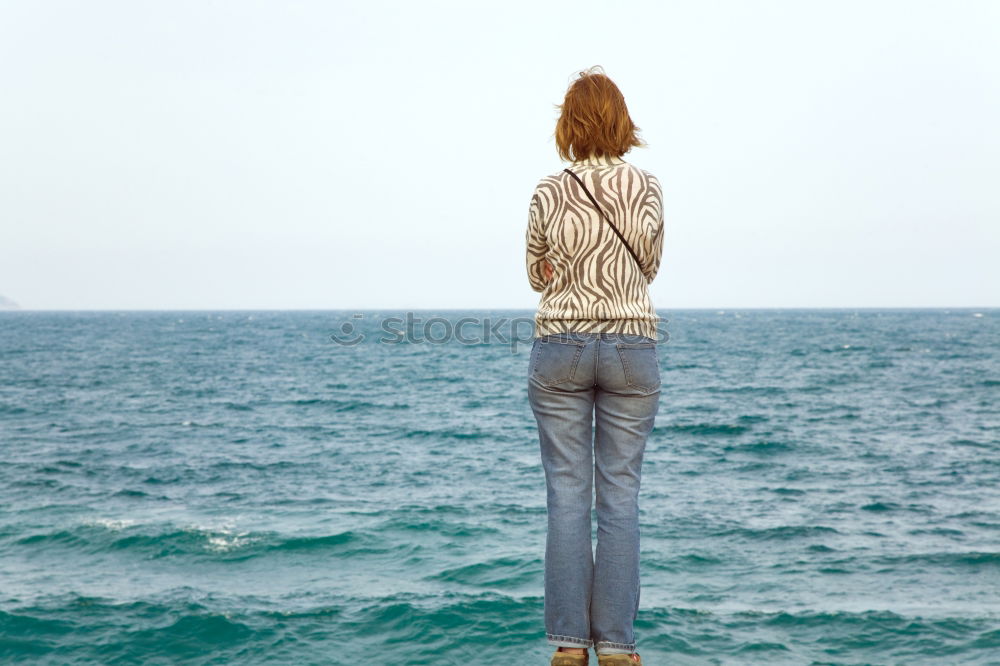 Similar – Image, Stock Photo sea-lake… Summer Child