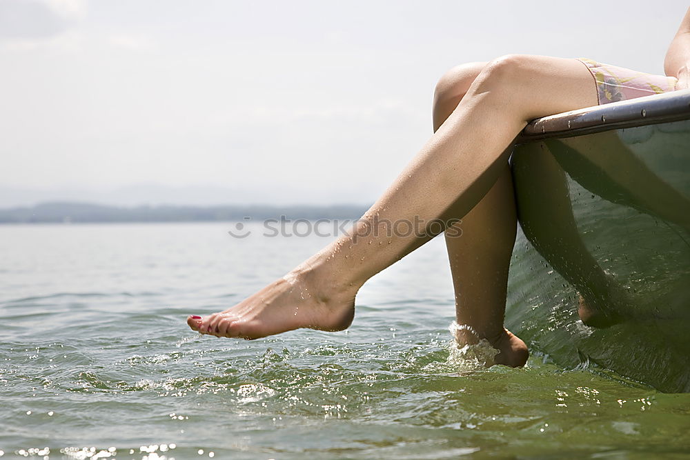 Similar – Image, Stock Photo Make blue Lake Goof off