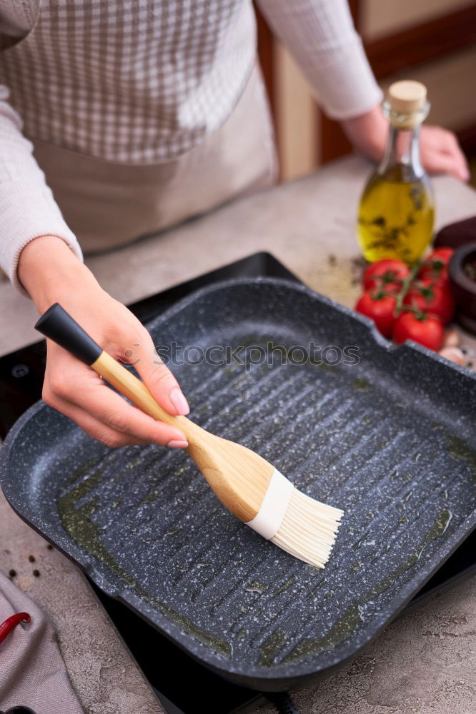 Similar – Woman chef hands rolling up japanese sushi