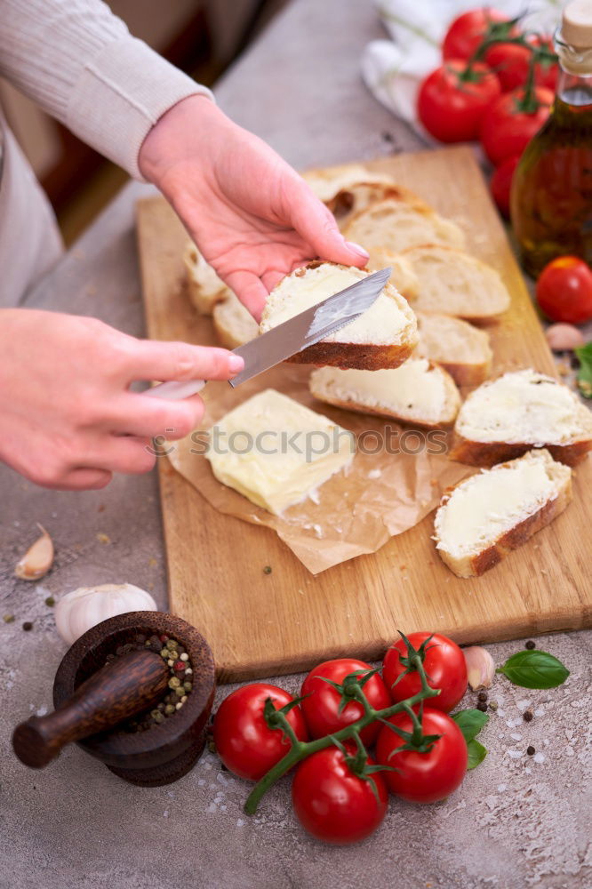 Similar – Image, Stock Photo fresh and homemade pasta