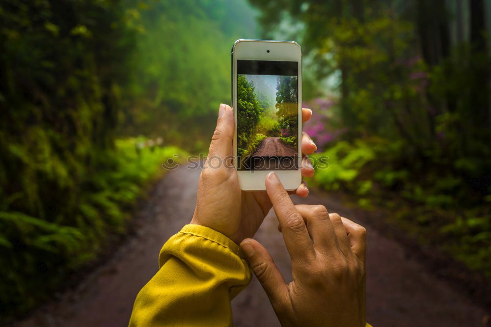 Similar – instant camera Human being