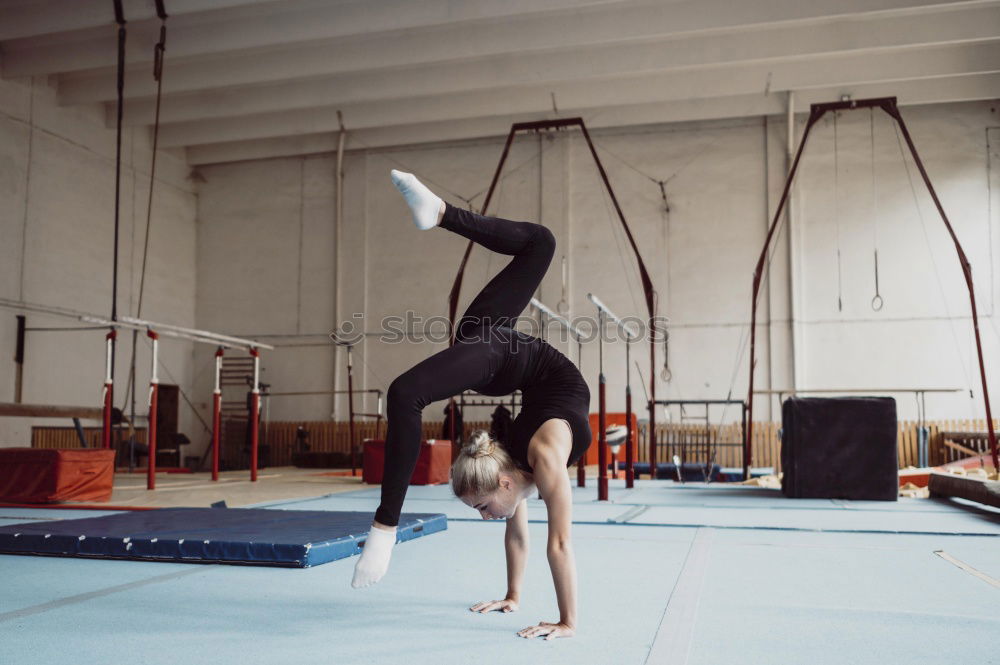 Similar – one second Handstand