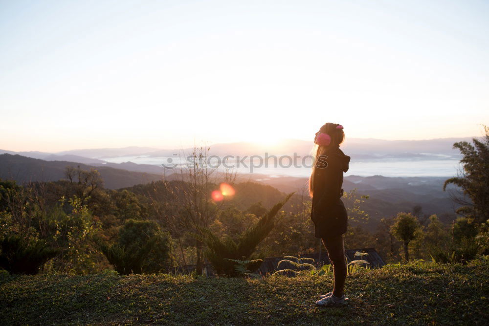 Similar – Image, Stock Photo Girl near Hollywood Hills in Los Angeles, California