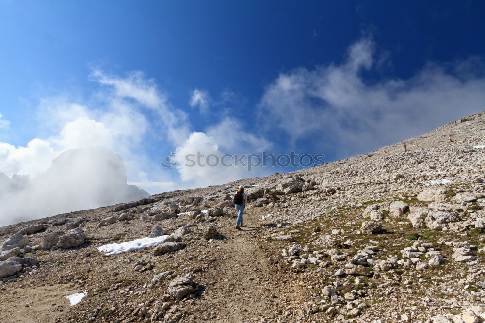 Similar – Image, Stock Photo Dolomites Hiking Nature