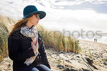Similar – Image, Stock Photo Autumn day at the beach