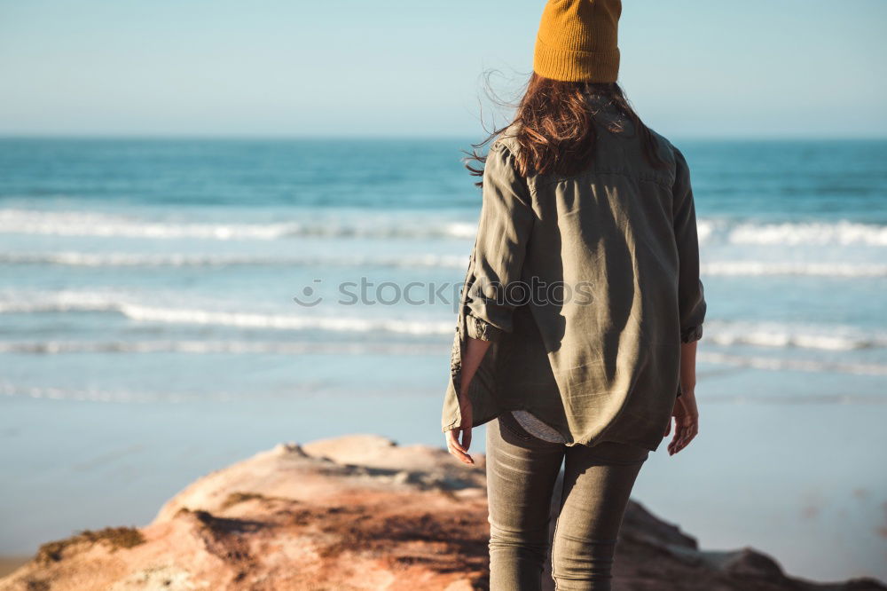 Similar – Yellow cap women Lifestyle